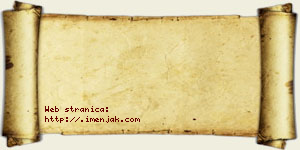 Una Jašin vizit kartica